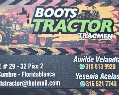 Boots Tractor